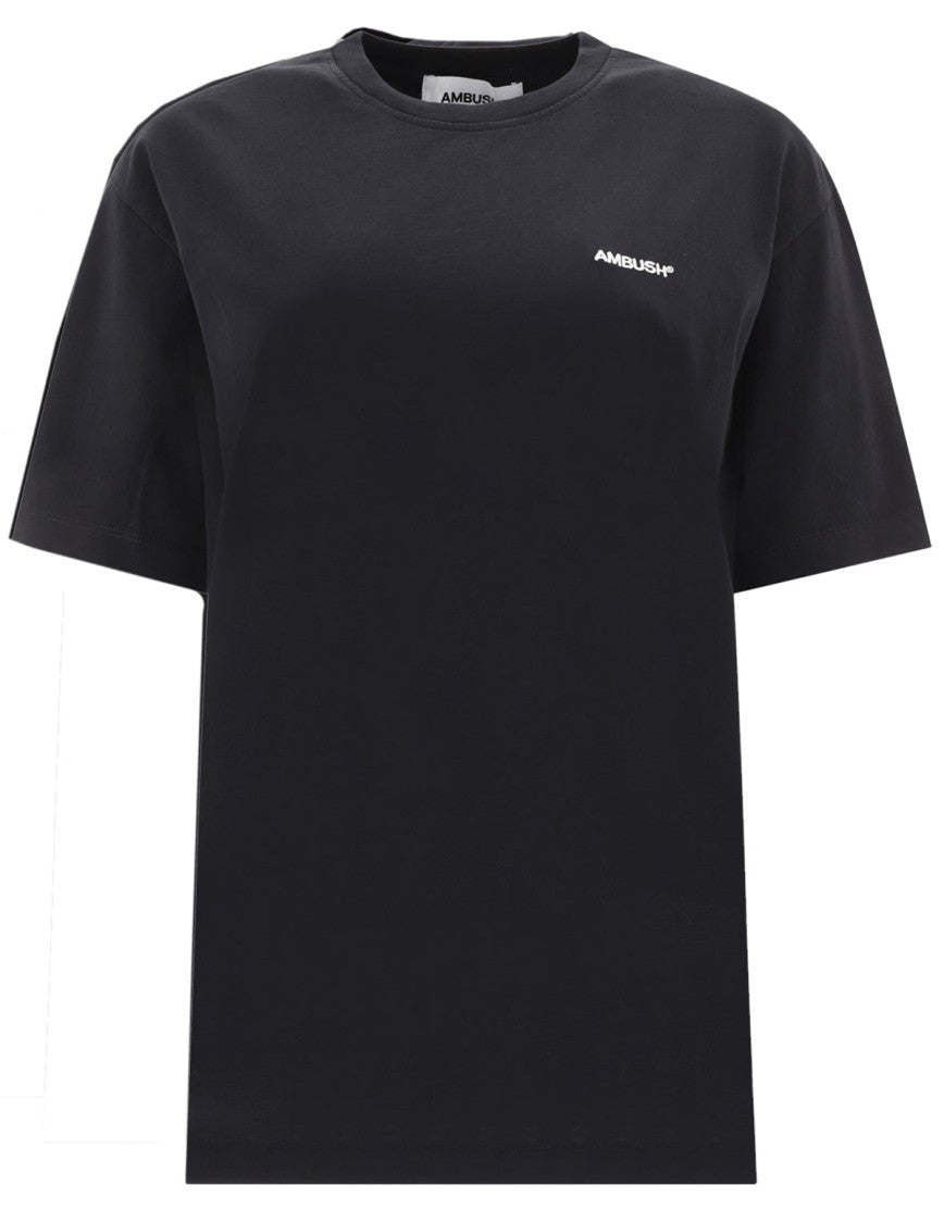 Ambush Black Cotton Logo T-Shirt