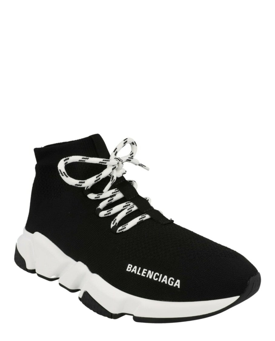 Balenciaga High-Top Sneakers With Chunky Sole And Lace-Up Design