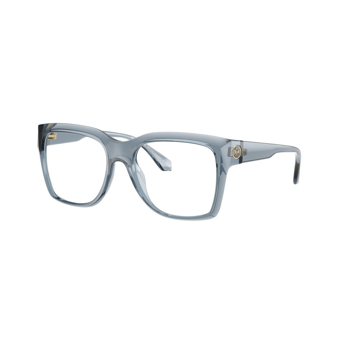Michael Kors 0Mk4144u Oversized Square Grey Eyeglasses With Glossy Finish