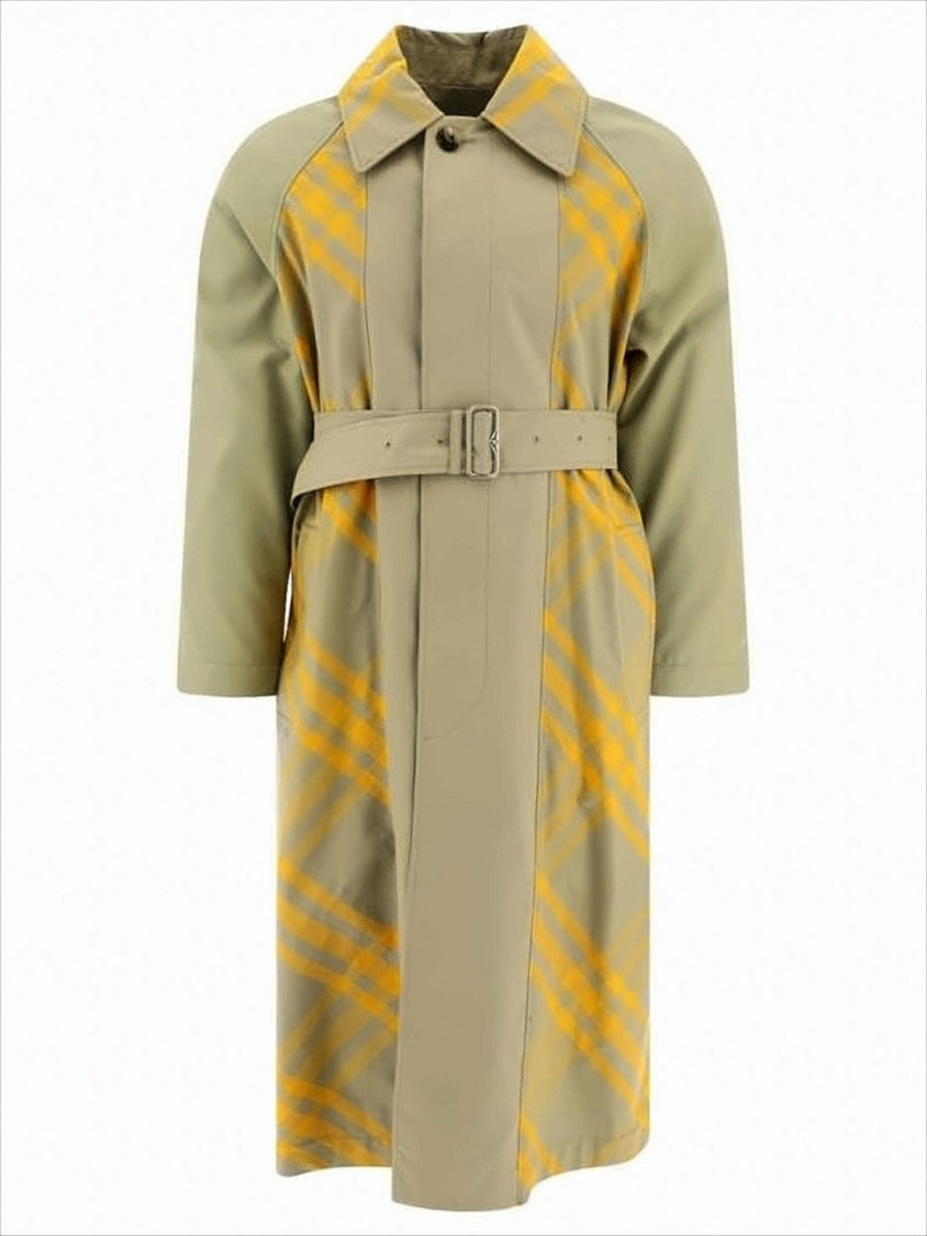 Burberry Reversible Trench Coat With Bold Plaid