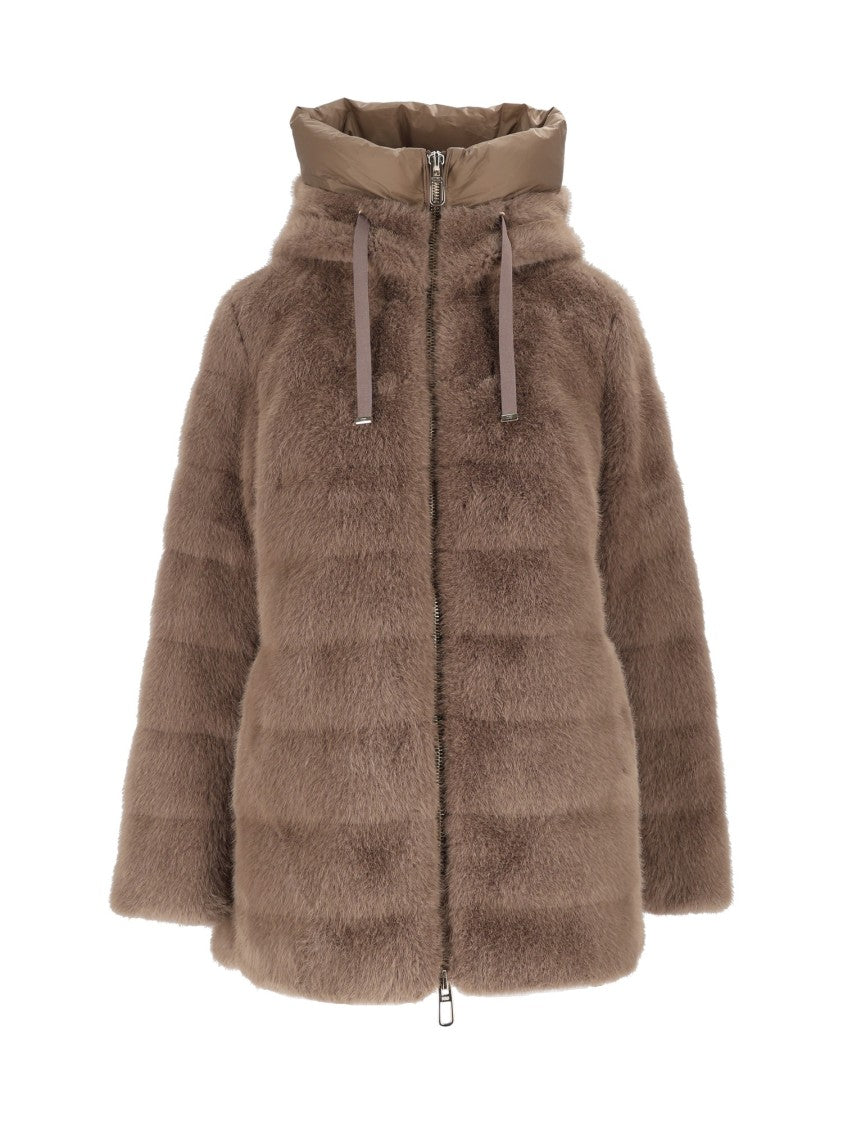 Duno Plush Quilted Down Coat
