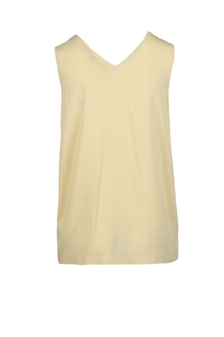 Fabiana Filippi Stretch Viscose Top - Beige