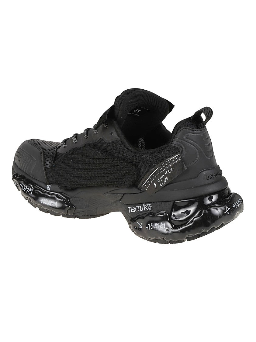 Dsquared2 Faster Lace-Up Chunky Low-Top Sneakers
