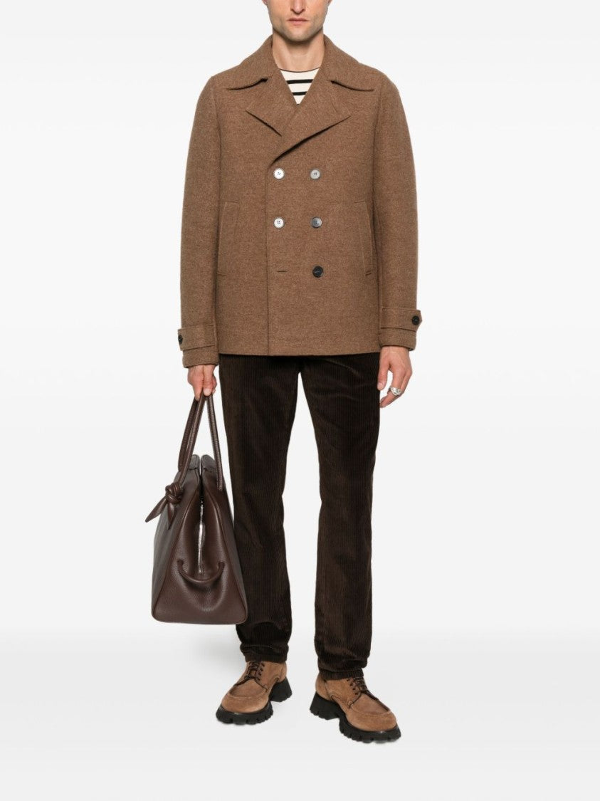 Dondup Corduroy Textured Brown Pants