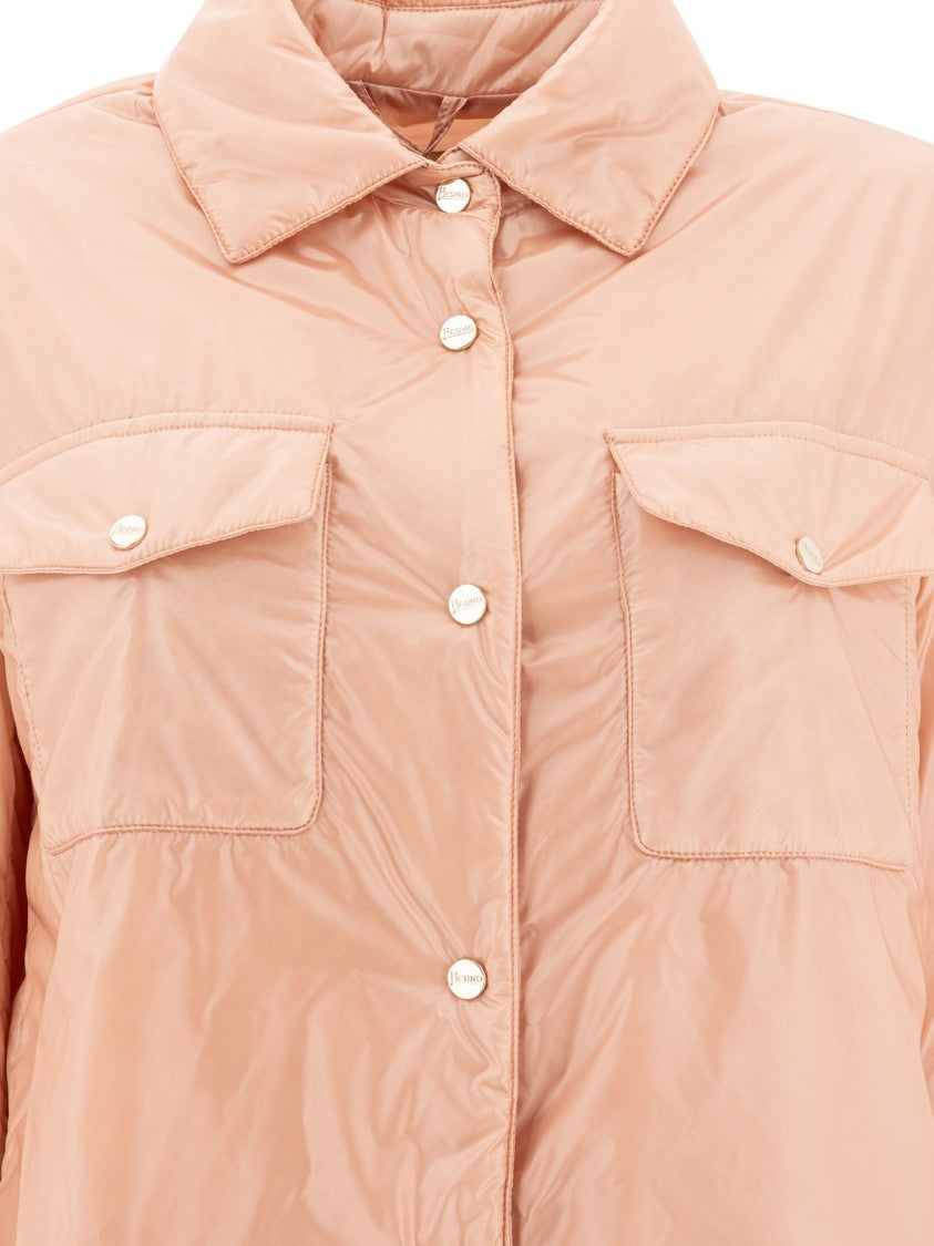 Herno Relaxed-Fit Pink Jacket