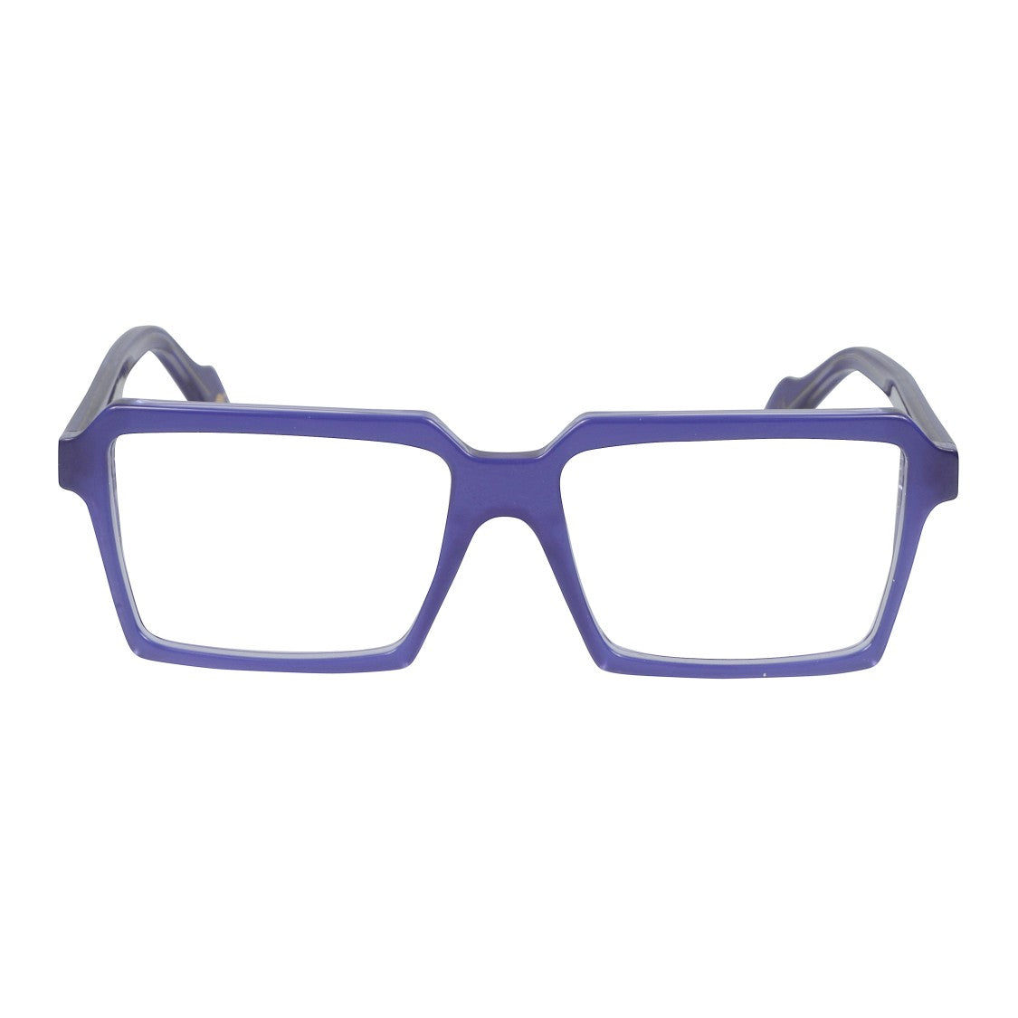 Kador Disko Light Translucent Deep Blue Rectangular Eyeglasses