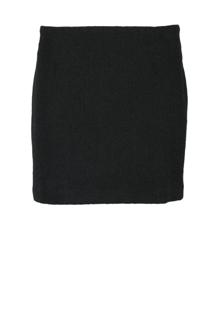 Tagliatore Mini Bouclé Skirt - Black