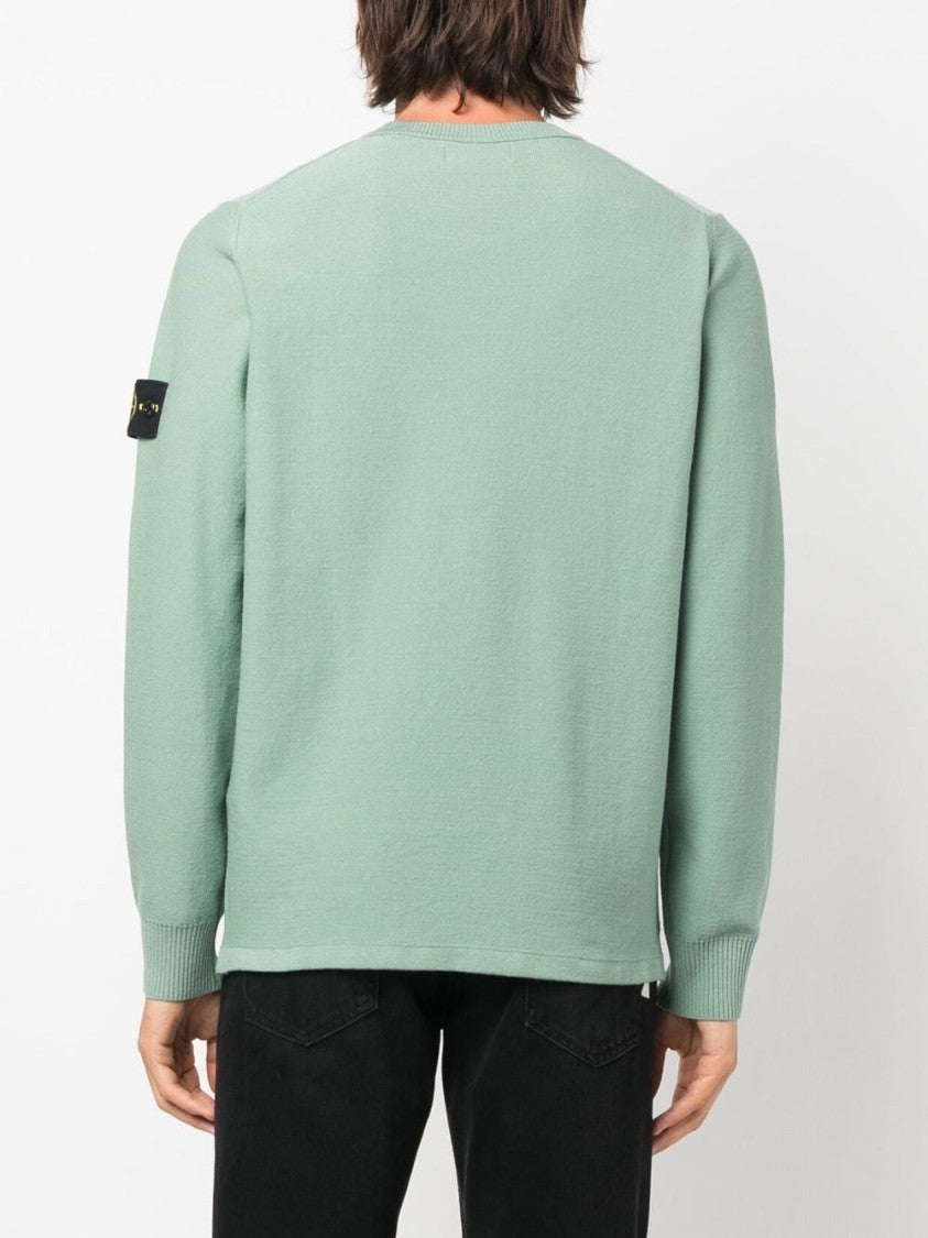 Stone Island Compass-Patch Crewneck Jumper