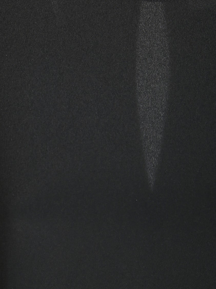 8Pm Sleeveless Tiered Black Maxi Dress