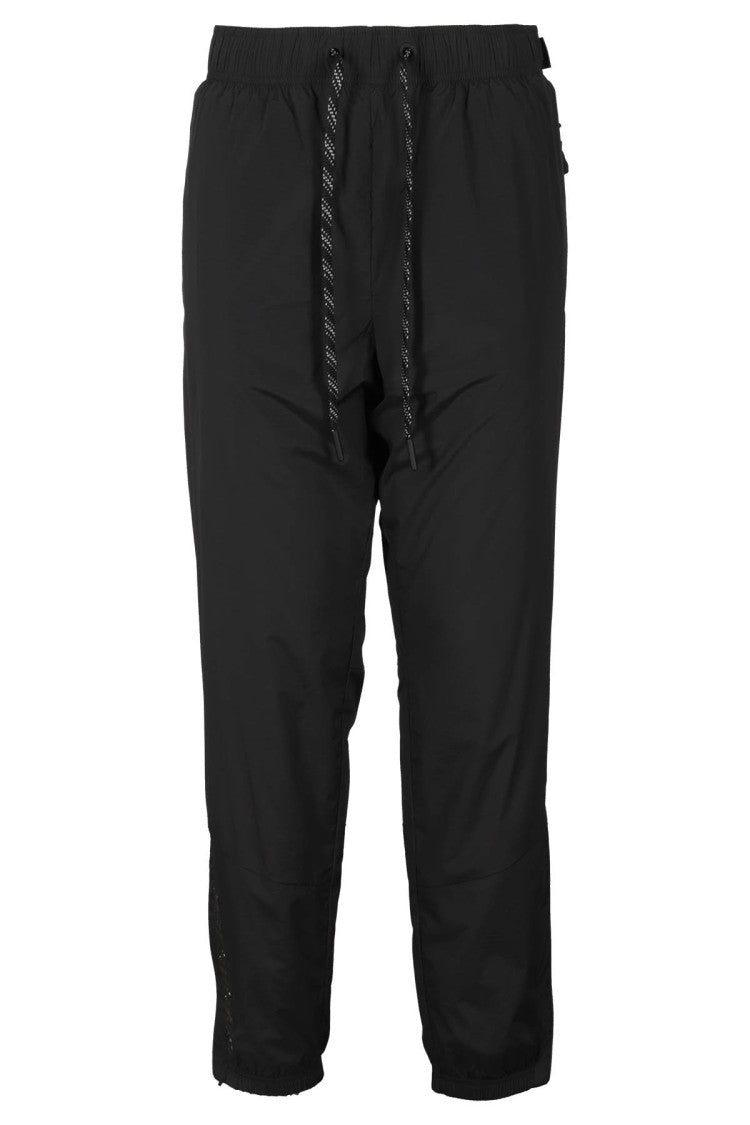 Moncler Grenoble Black Stretch Ripstop Sporty Pants
