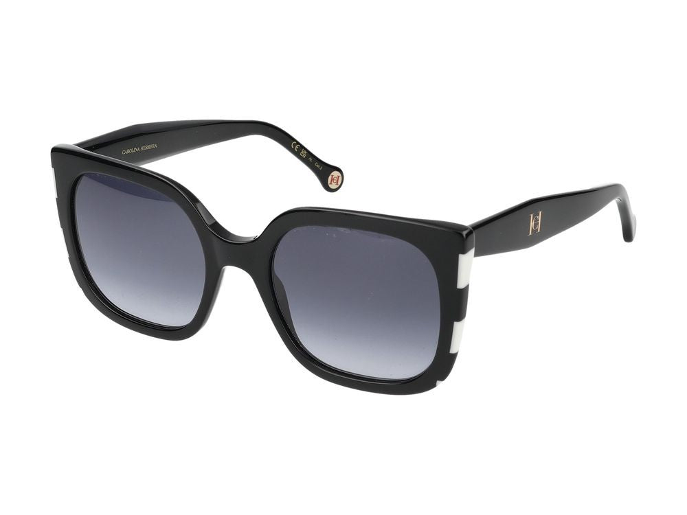 Carolina Herrera Sunglasses Her 0128/S 80S Black White 54/21/145
