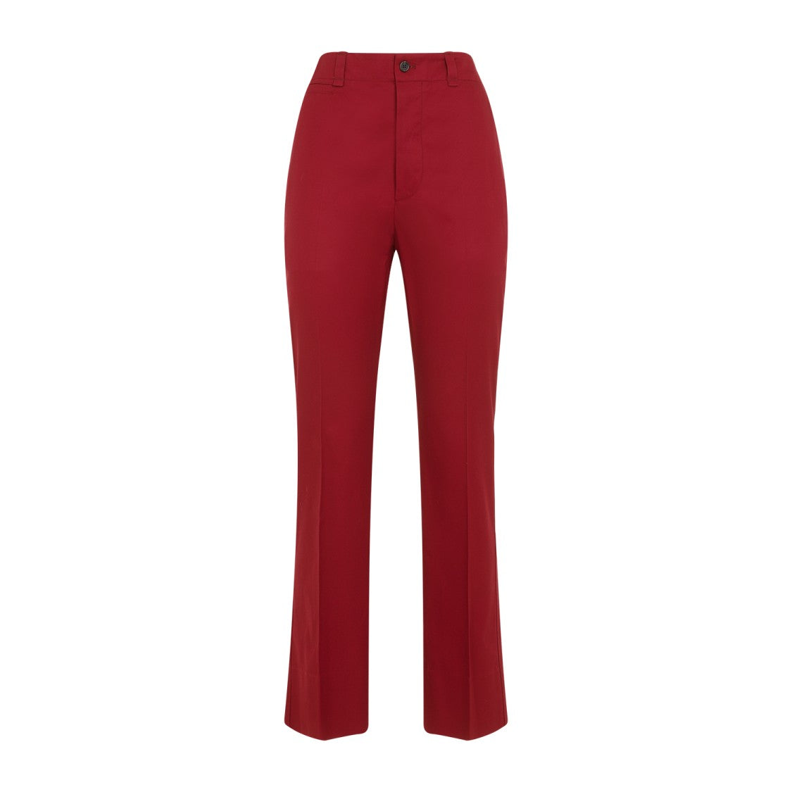 Saint Laurent Rouge Cotton Pants
