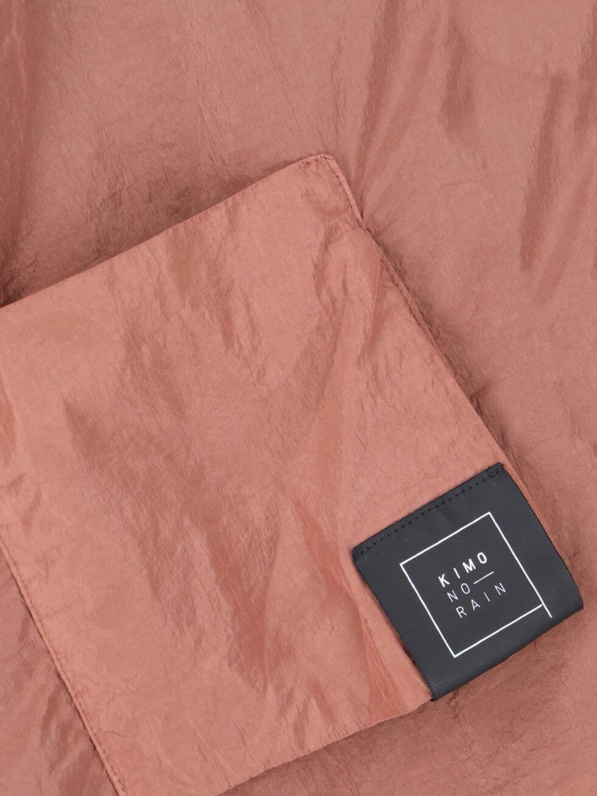 Kimono Rain Pink No-Rain Waterproof V-Neck Outerwear Cape