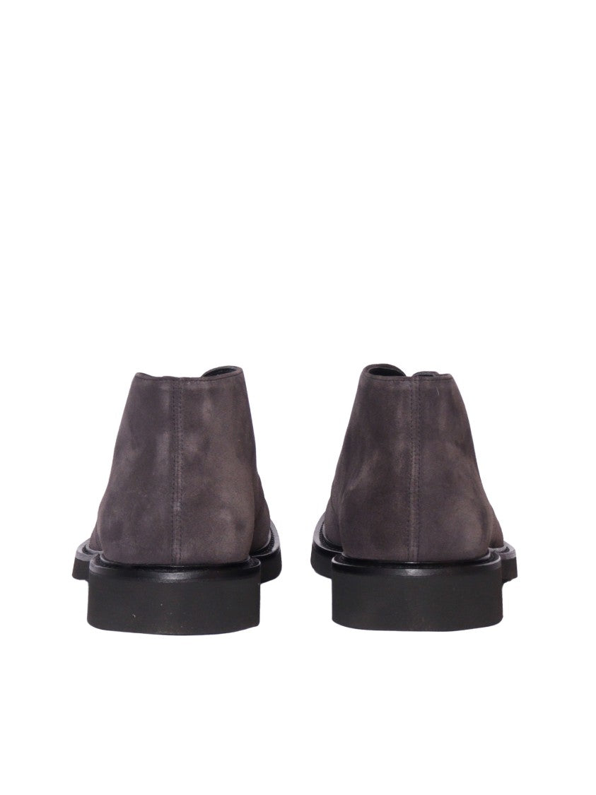 Doucal's Chukka (Gm) Anthracite Mink With Black Finish