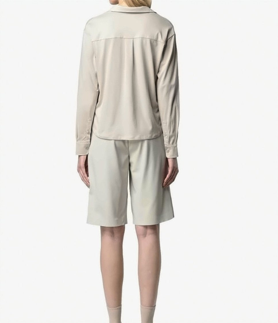 K-Way Grenerie Cotton Silk Blend Jersey Shirt