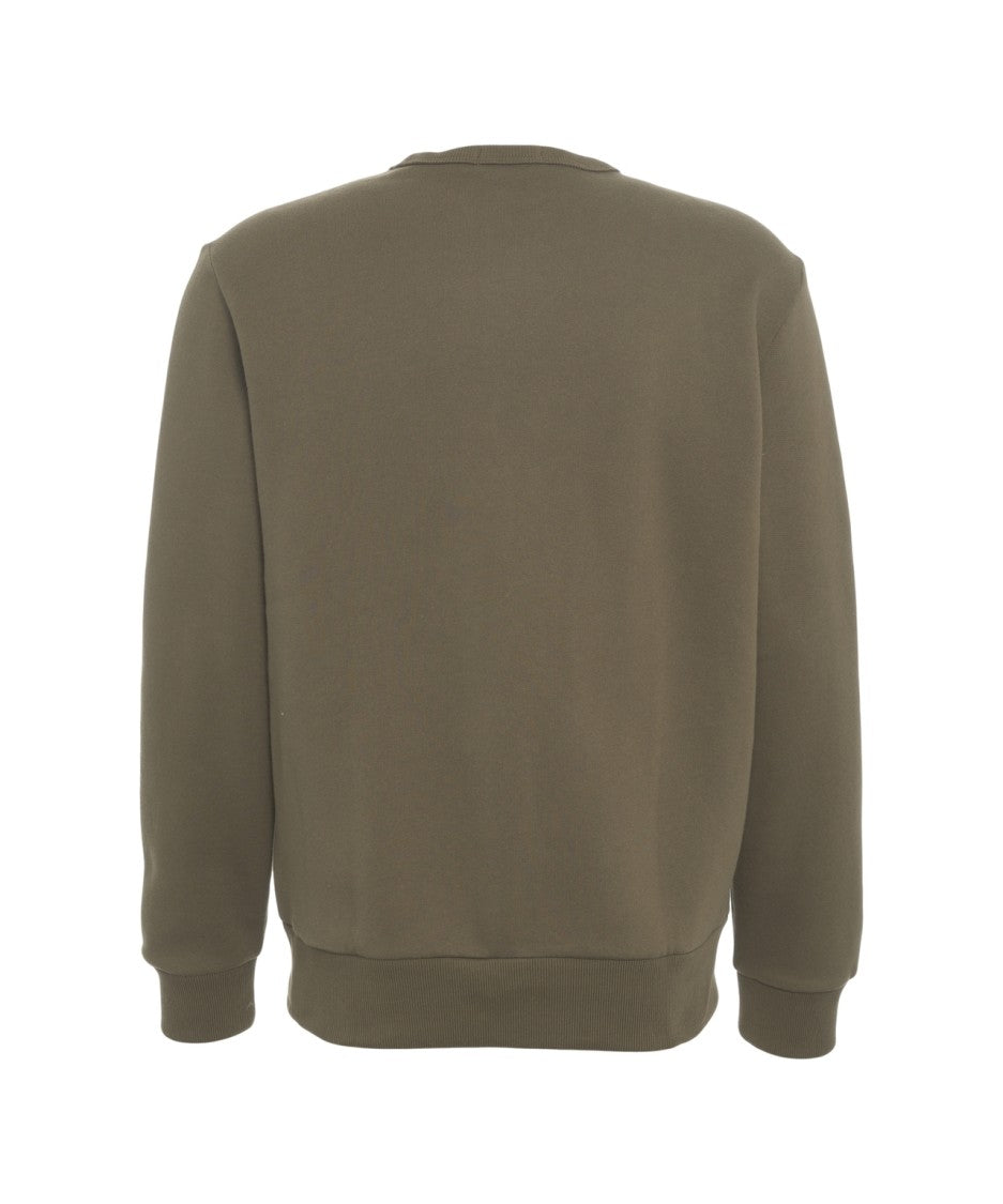 Polo Ralph Lauren Olive Green Logo-Embroidered Sweatshirt