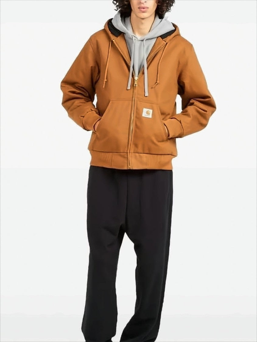 Carhartt Wip Hooded Zip-Up Jacket With Kangaroo Pocket