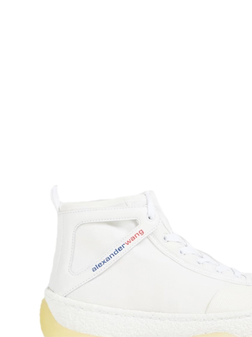 Alexander Wang A1 Logo Mid-Top Sneakers