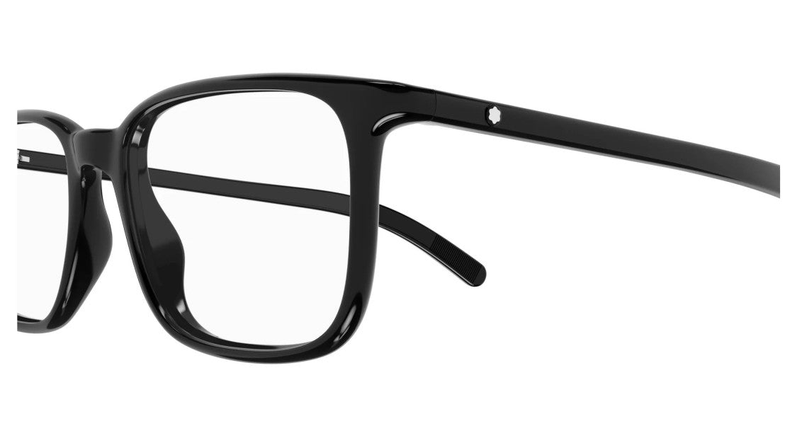 Montblanc Eyeglasses Montblanc Mb0328o 001 Black Black Transparent 54/17/145