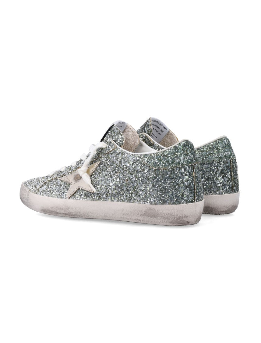 Golden Goose Super Star Glitter Low Sneakers