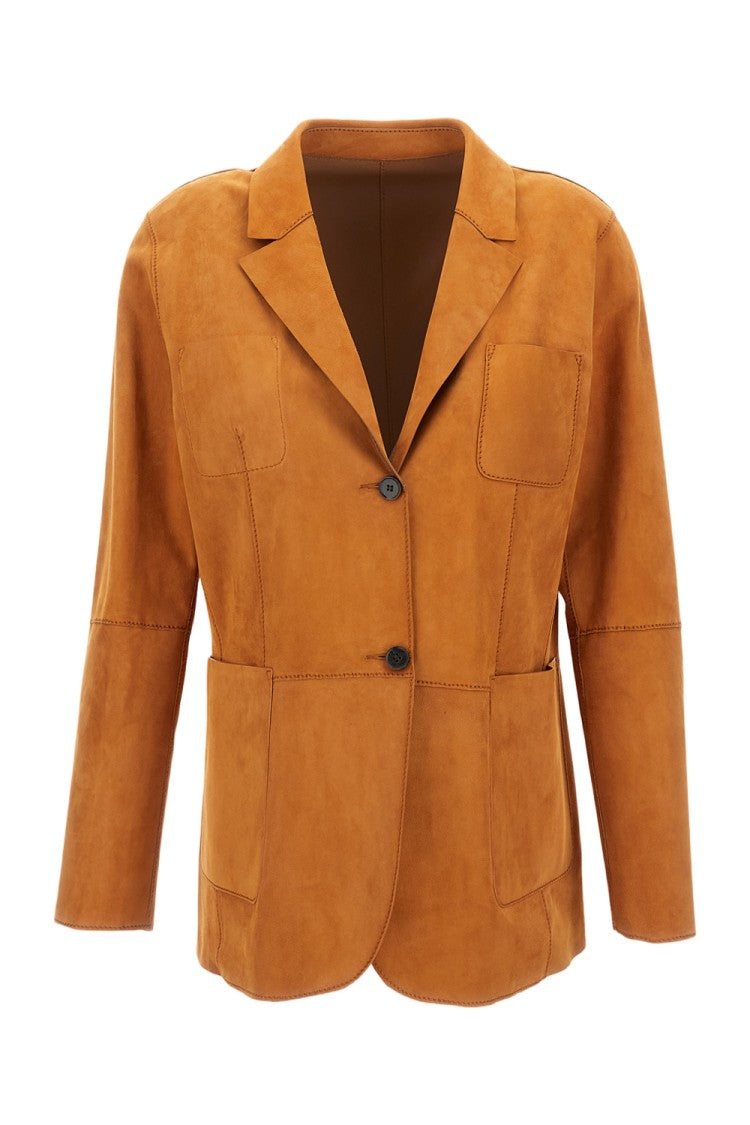 Desa 1972 Classic Brown Jacket With Structured Silhouette