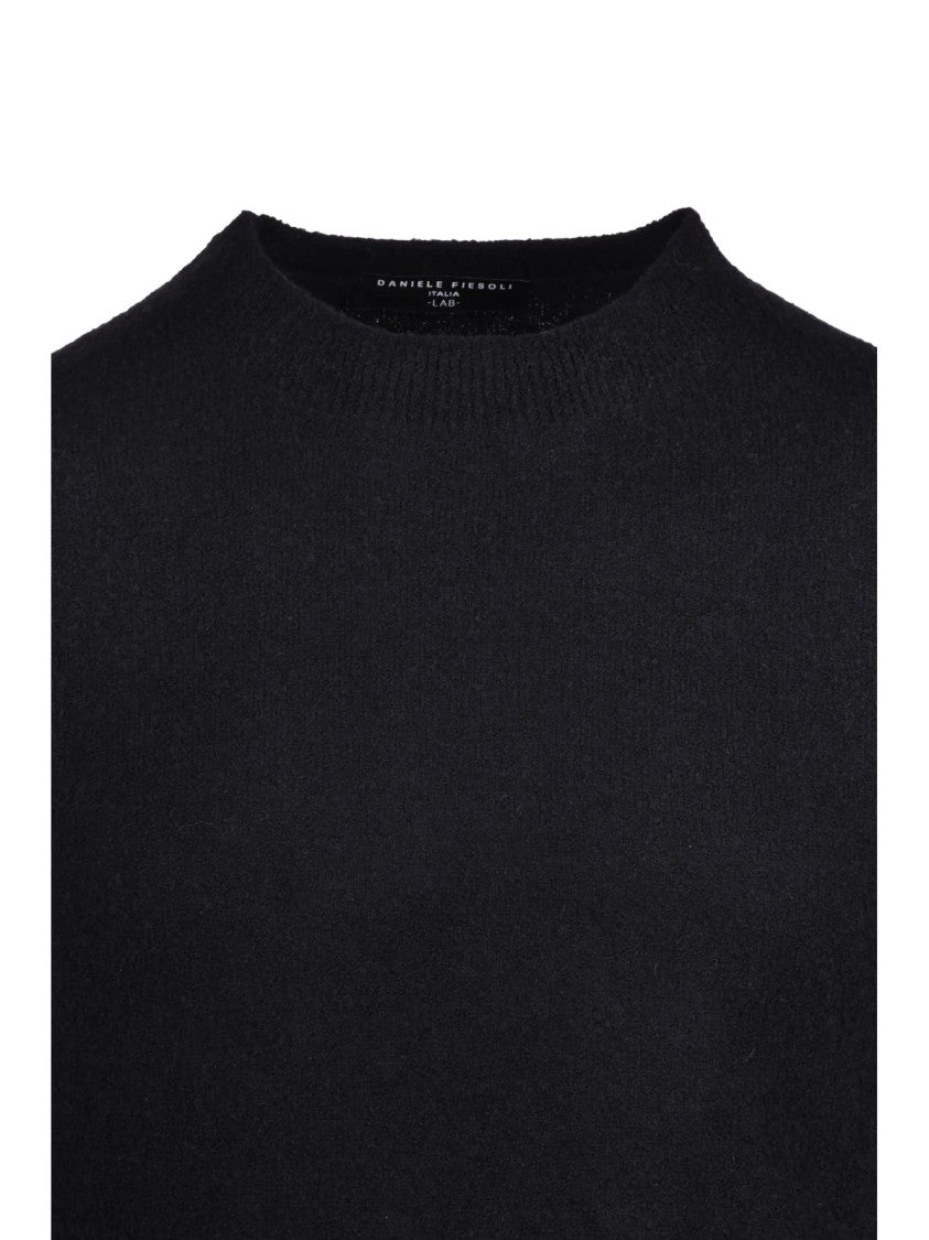 Daniele Fiesoli Crewneck Pullover In Luxurious Extrafine Merino Wool Blend