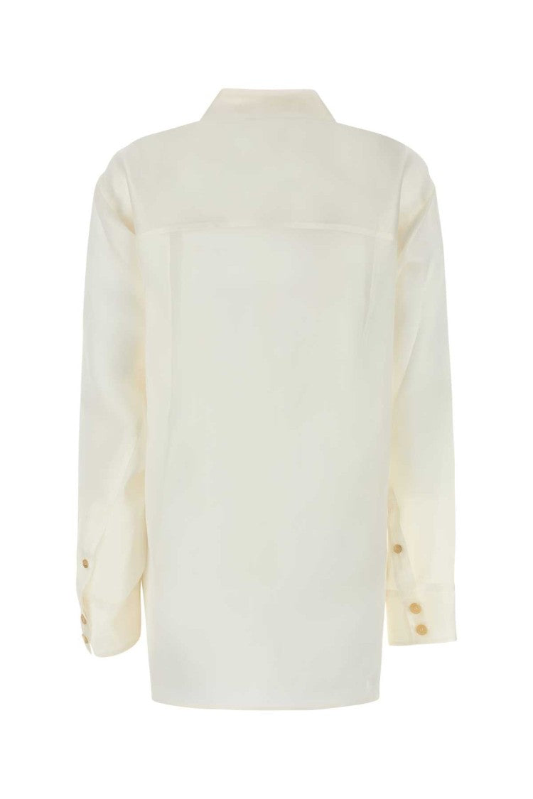 Khaite White Organza Shirt