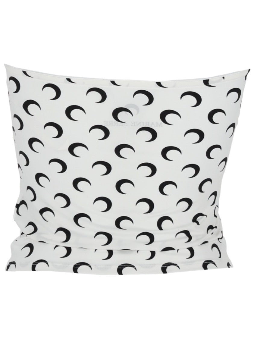 Marine Serre Moon White Crescent Moon Top