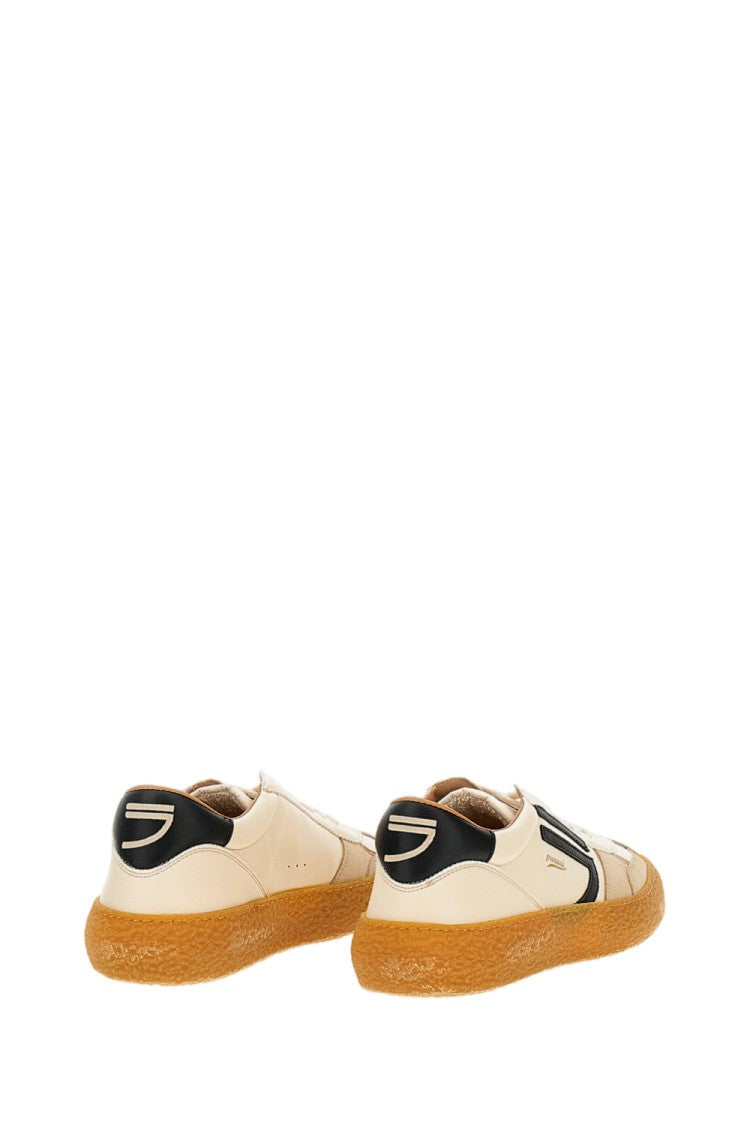 Puraai Beige Vintage Series Buttercream Sneakers
