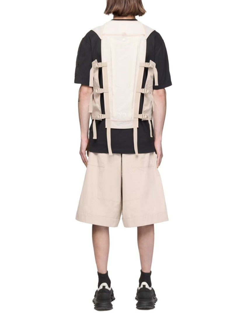 Y-3 Tough Floral Jacquard Lace-Up Gilet