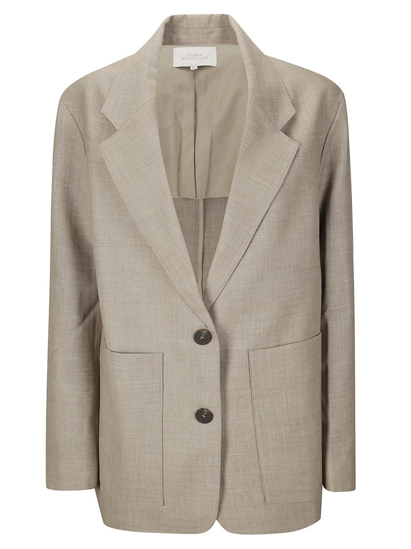 Studio Nicholson Single-Breasted Blazer