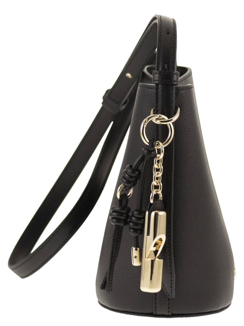 Furla Mini Bucket Bag With Flexible Bottom