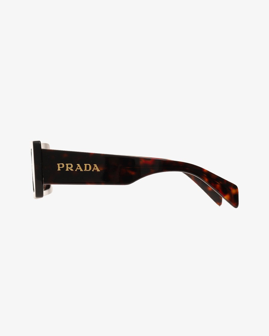 Prada Briar Tortoise Acetate Sunglasses With Polarized Lenses