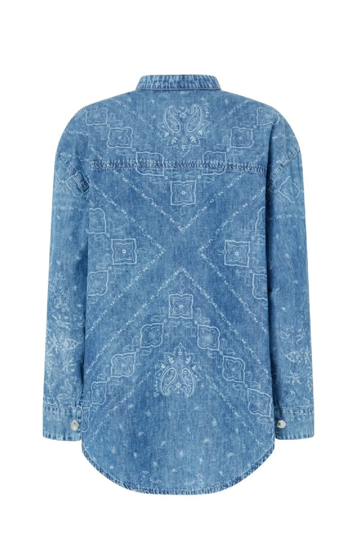 Pinko Relaxed Fit V-Neck Blouse