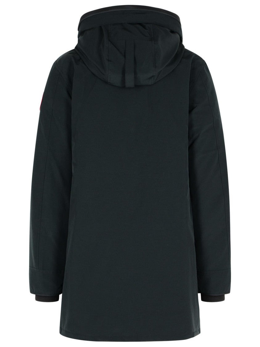 Canada Goose 'Lagnford' Black Nylon And Cotton Parka