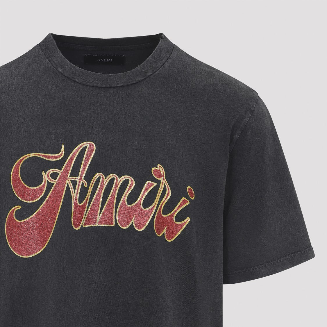 Amiri Groovy Black Cotton T-Shirt