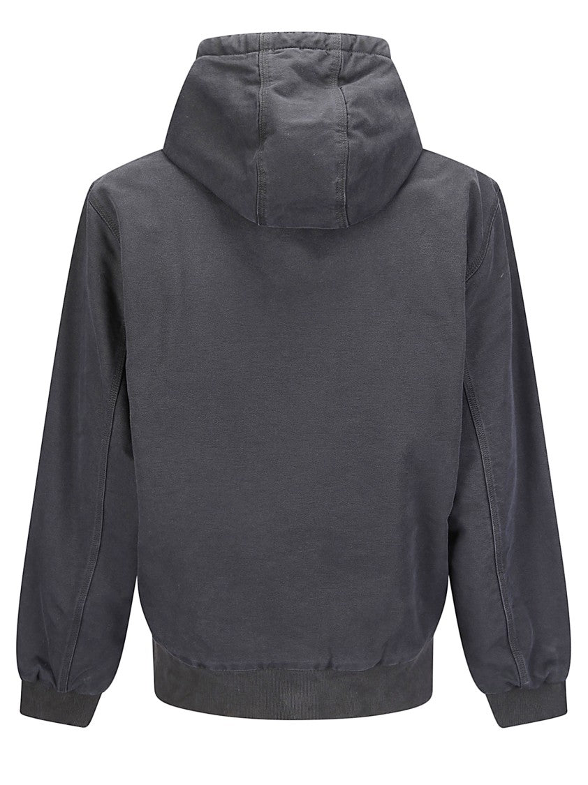 Carhartt Wip Active Jacket With Drawstring Hood And Kangaroo Pockets