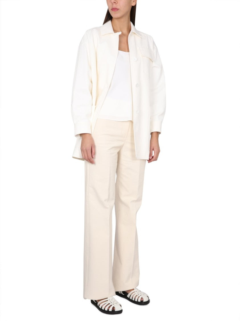 Max Mara Ragtime Jacket With Classic Collar And Button Closure
