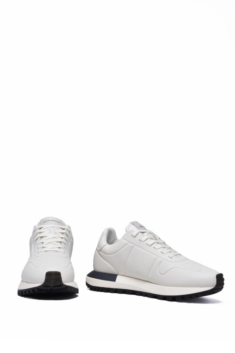 Emporio Armani Polyurethane Sneakers - White