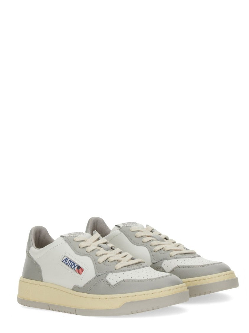 Autry White Light Grey Overlays Sneakers