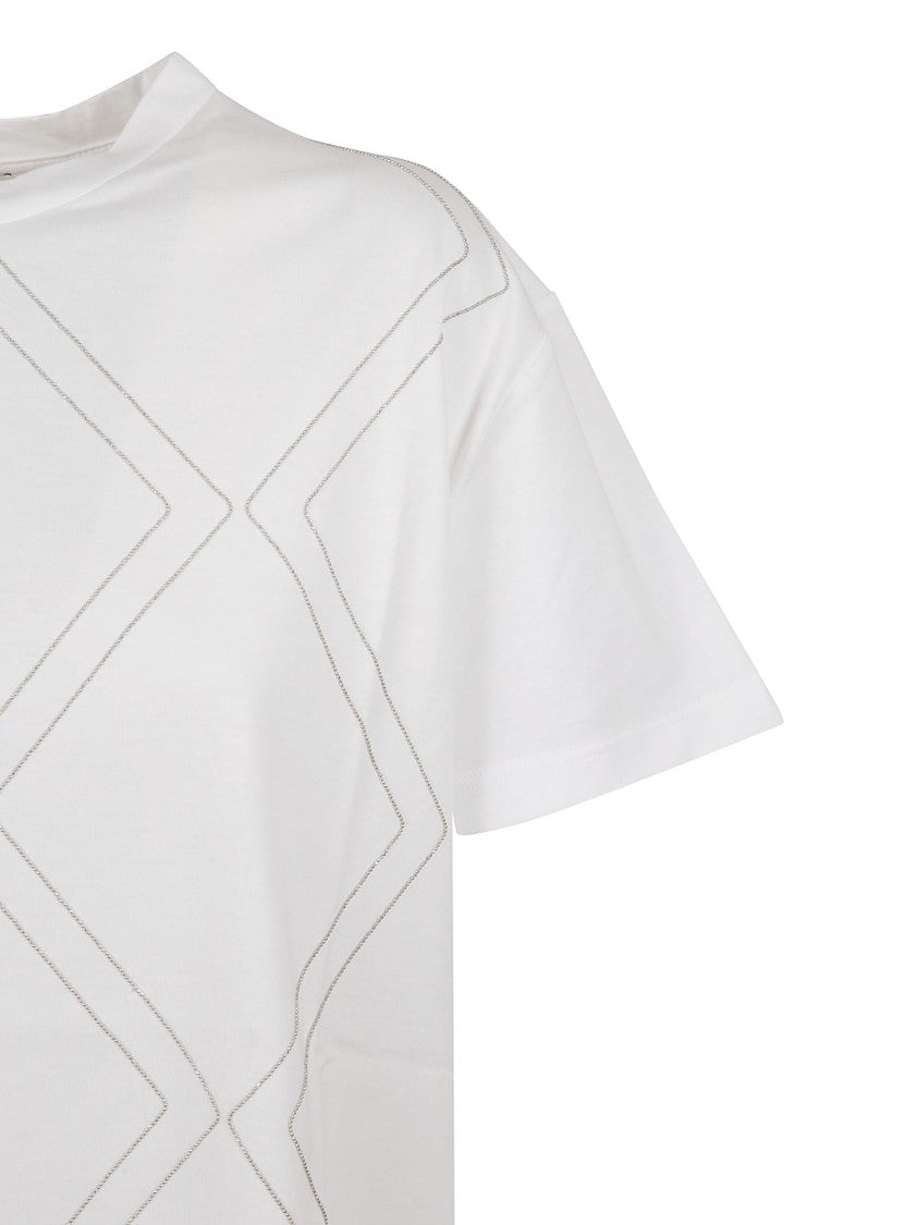 Fabiana Filippi Timeless White T-Shirts And Polos In Cotton