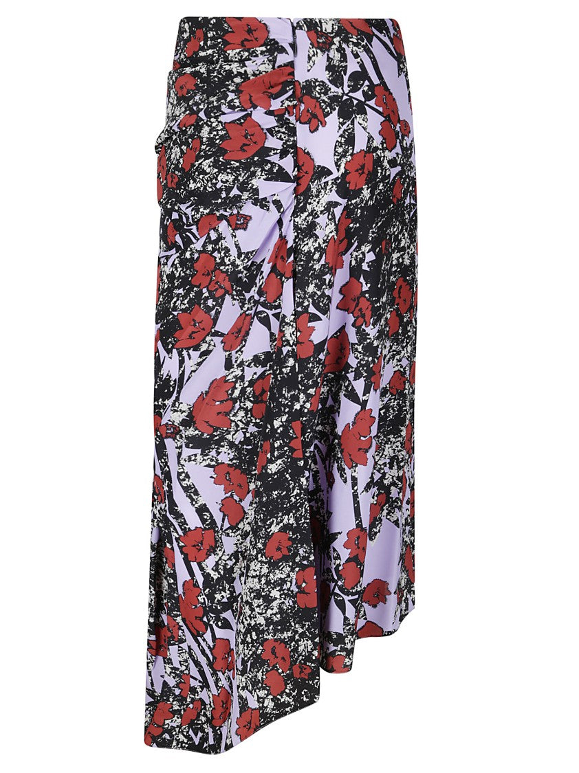 Colville Luxurious Silk Printed Skirt