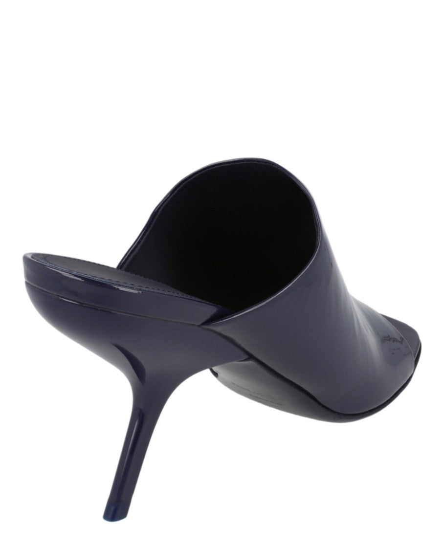 Ferragamo Patent Era Mule Heels