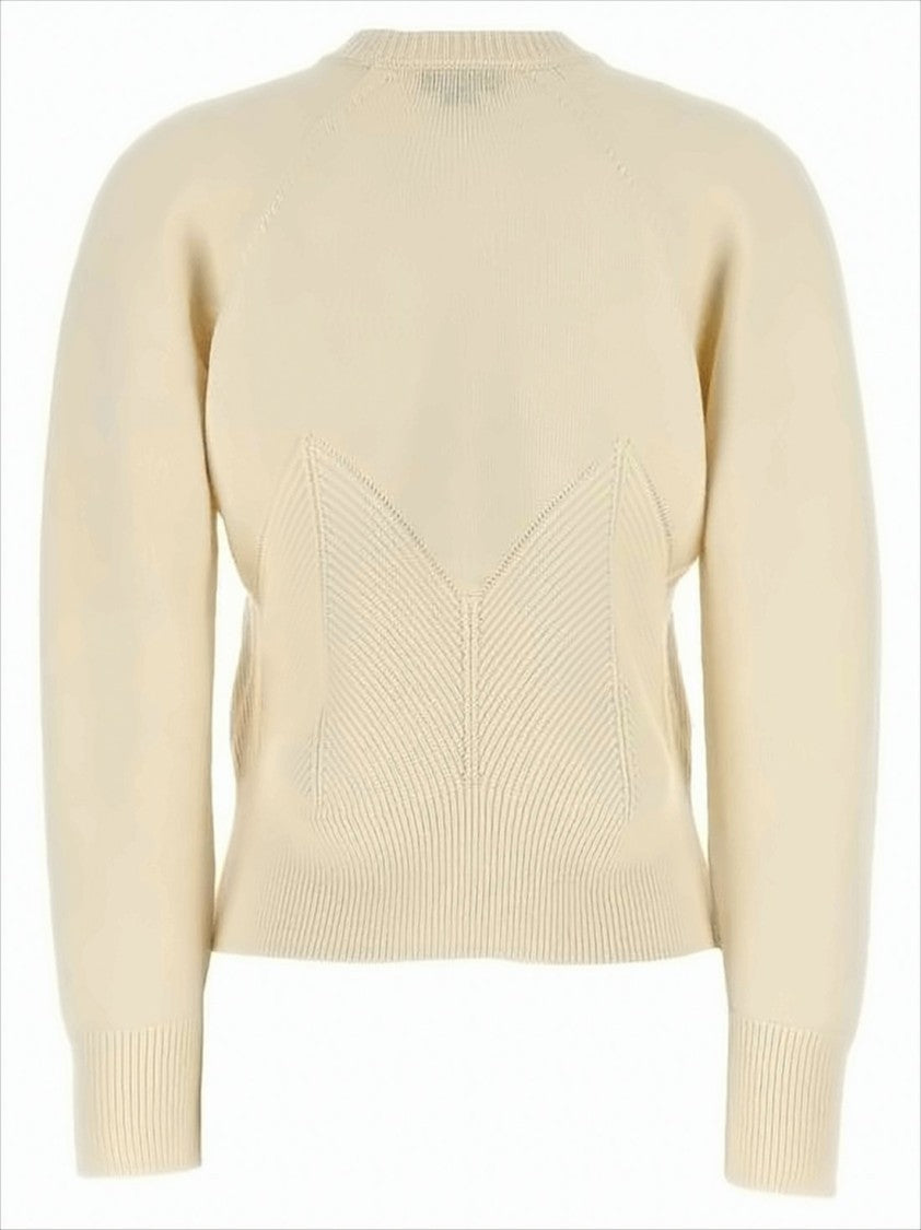 Alexander Mcqueen Textured Knit Long Sleeve Top