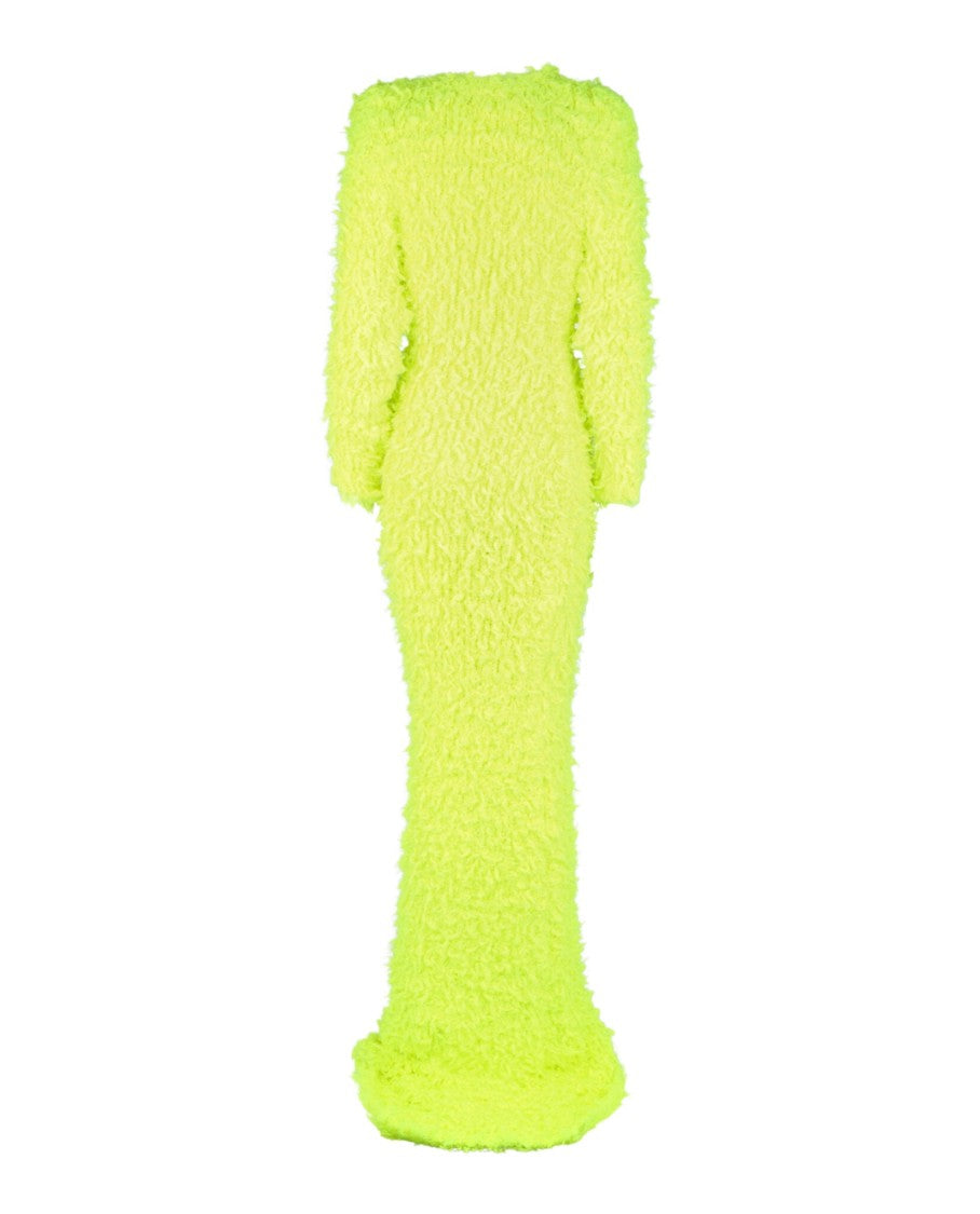 Balenciaga Fluffy Maxi Dress