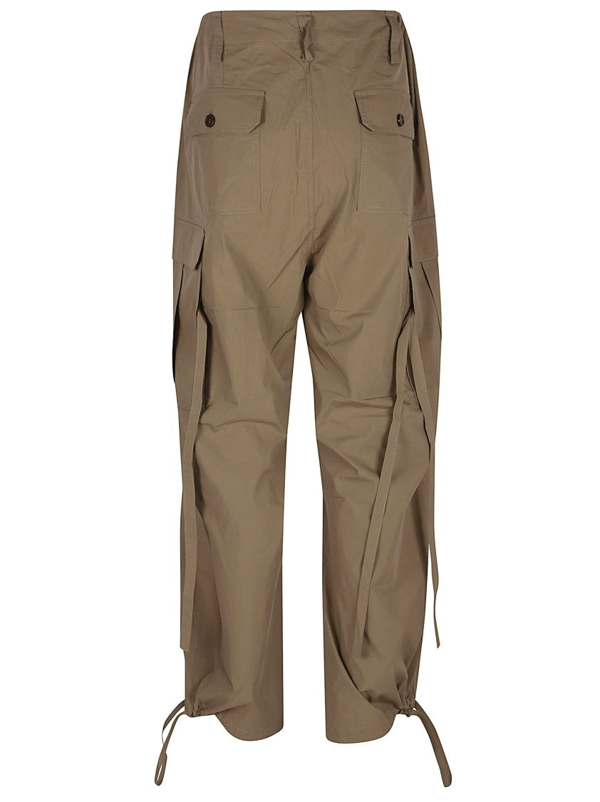 Parosh Relaxed-Fit Oversized Trousers