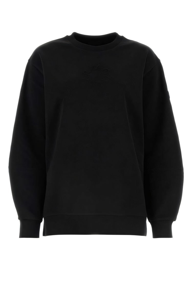 Moncler Relaxed Fit Long-Sleeve Top With Embossed Logo