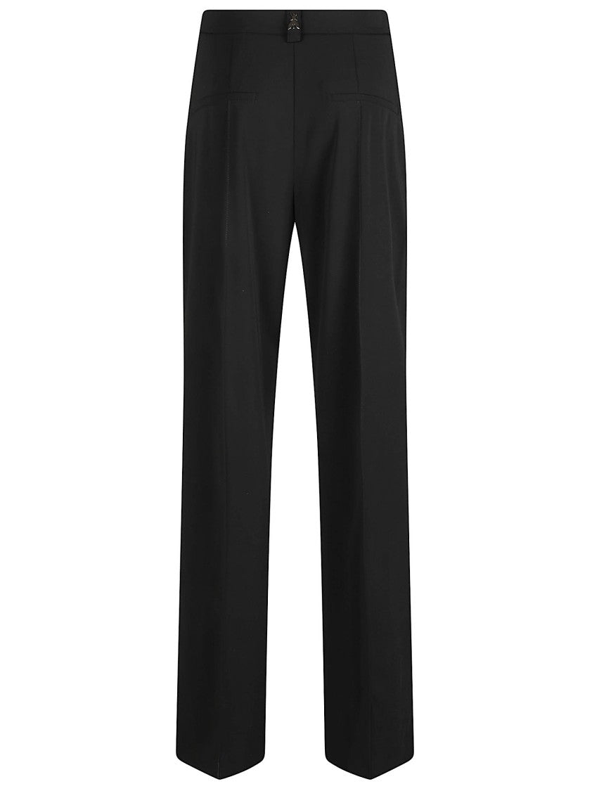 Patrizia Pepe Wide-Leg Tailored Pants With High Waist And Seam Detailing