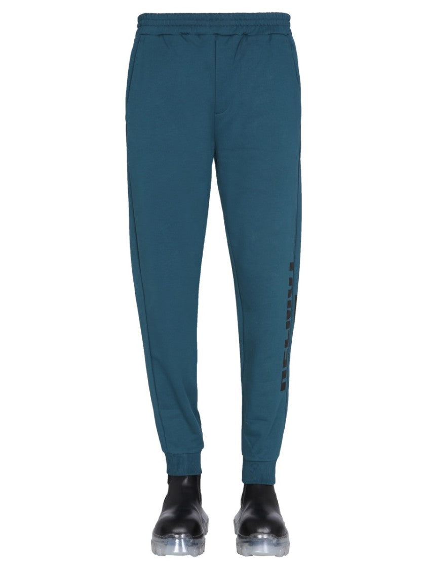 Helmut Lang Jogging Pants With Logo Print