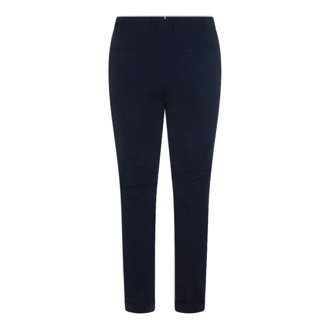 Berwich Tailored Slim Fit Trousers With Polished Cuffed Hem